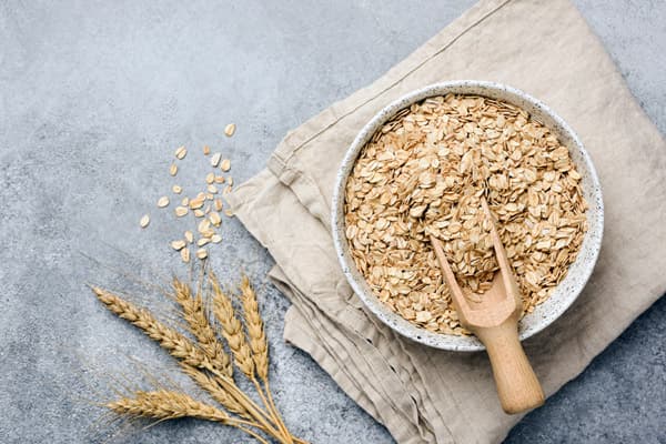 Copos de avena y proteína pura